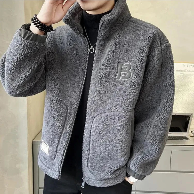 Men’s Ultra-Soft Faux Fleece Winter Jacket