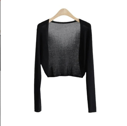 Women's Lightweight Sun Knit Cardigan with Slip Skirt
