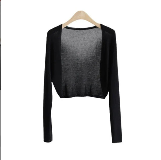 Women's Lightweight Sun Knit Cardigan with Slip Skirt