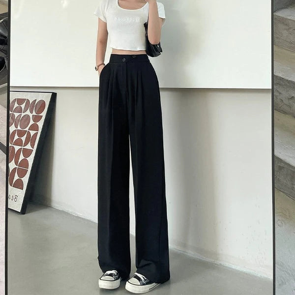 Women's High Waisted Wide Leg Pants