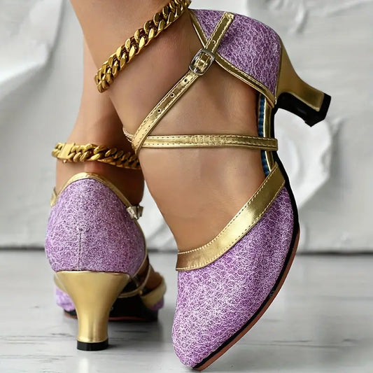 Glitter Latin Dance Pumps