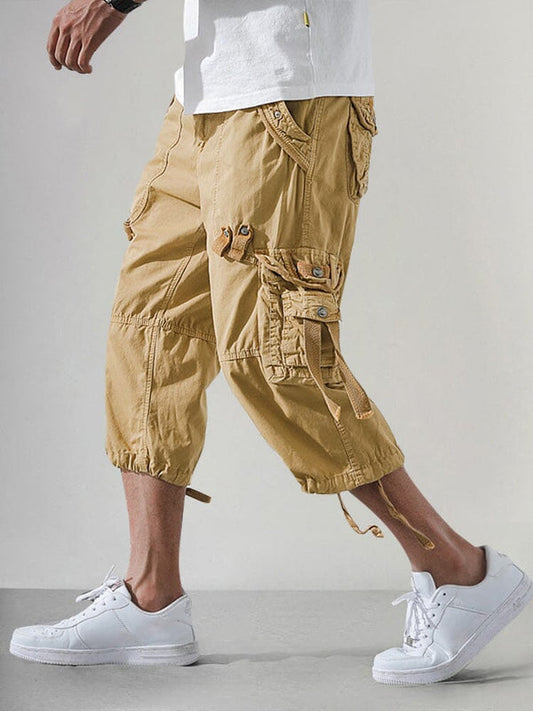Men’s Cotton Cargo Knee-Length Shorts