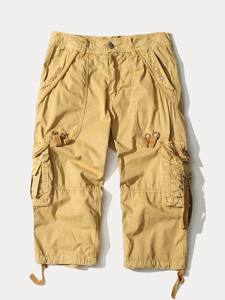 Men’s Cotton Cargo Knee-Length Shorts
