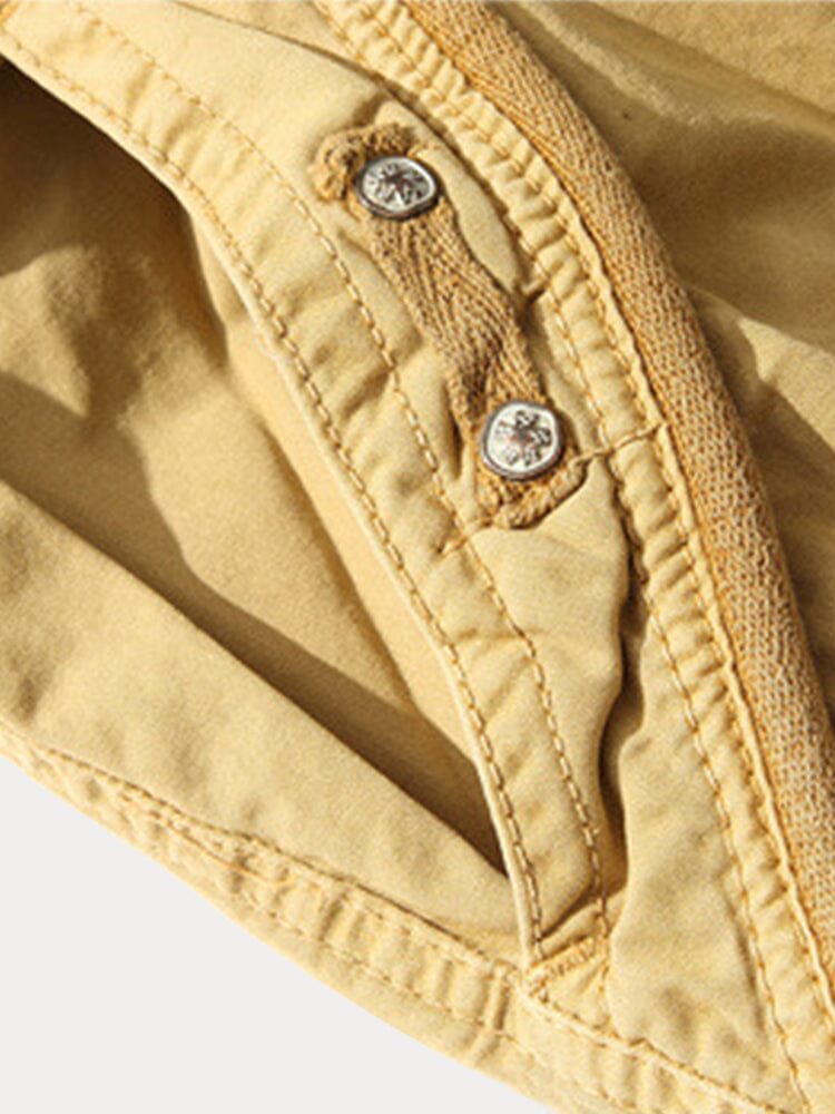 Men’s Cotton Cargo Knee-Length Shorts