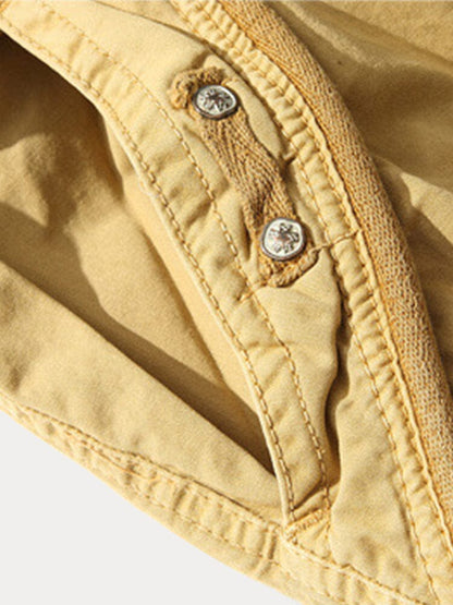 Men’s Cotton Cargo Knee-Length Shorts
