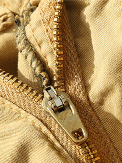 Men’s Cotton Cargo Knee-Length Shorts