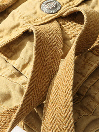 Men’s Cotton Cargo Knee-Length Shorts