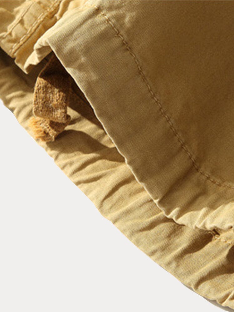Men’s Cotton Cargo Knee-Length Shorts