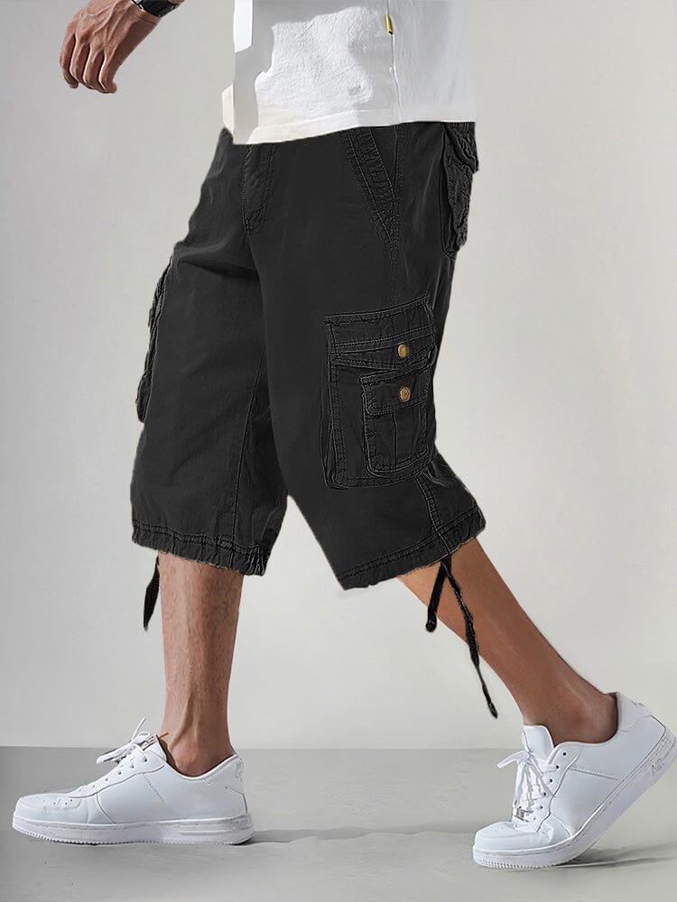 Men’s Cotton Cargo Knee-Length Shorts