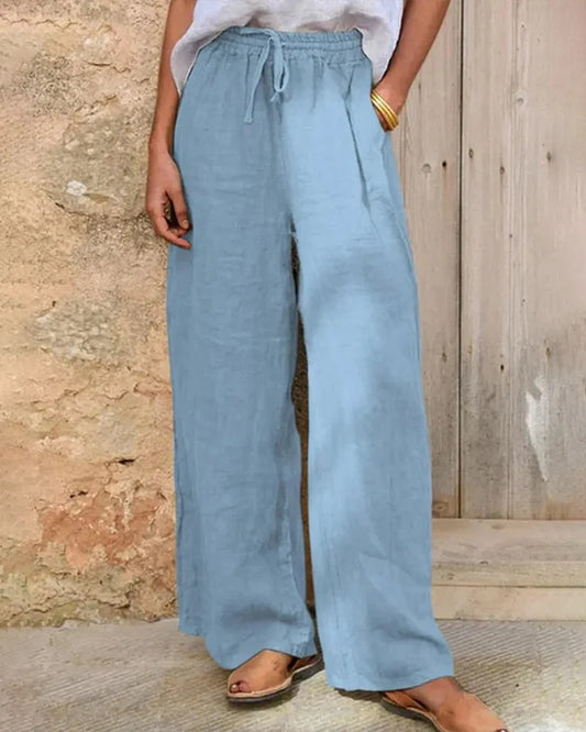 Women’s High-Waisted Wide-Leg Trousers