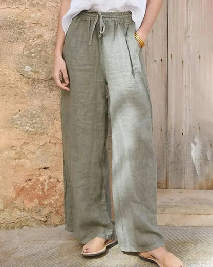 Women’s High-Waisted Wide-Leg Trousers