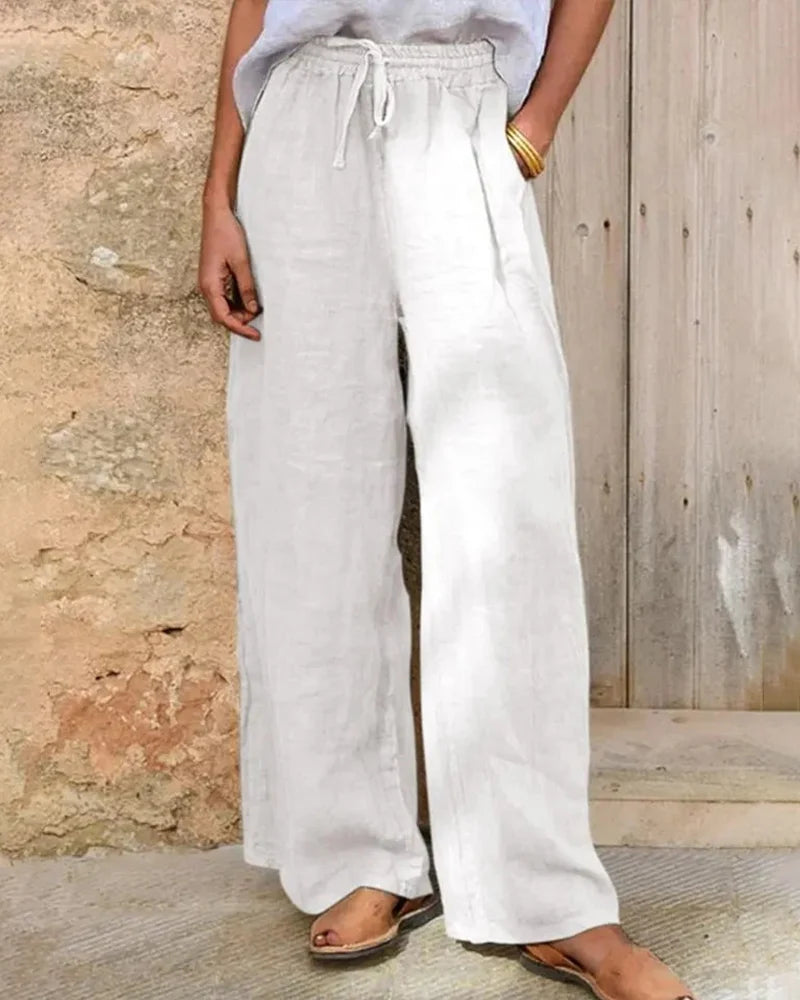 Women’s High-Waisted Wide-Leg Trousers