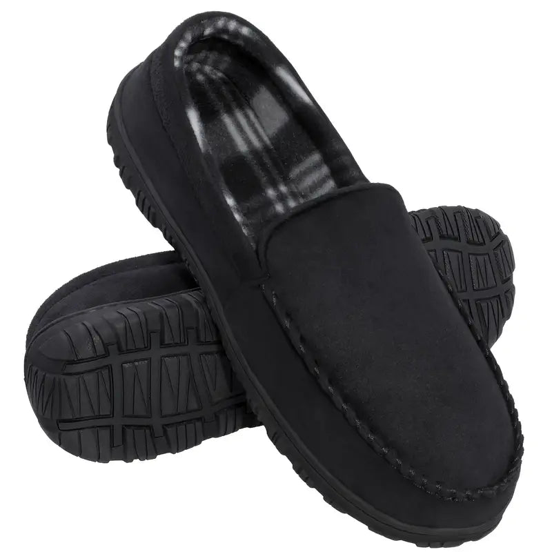 Men's Memory Foam Moccasin Slippers