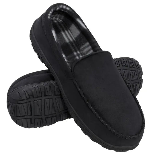 Men's Memory Foam Moccasin Slippers