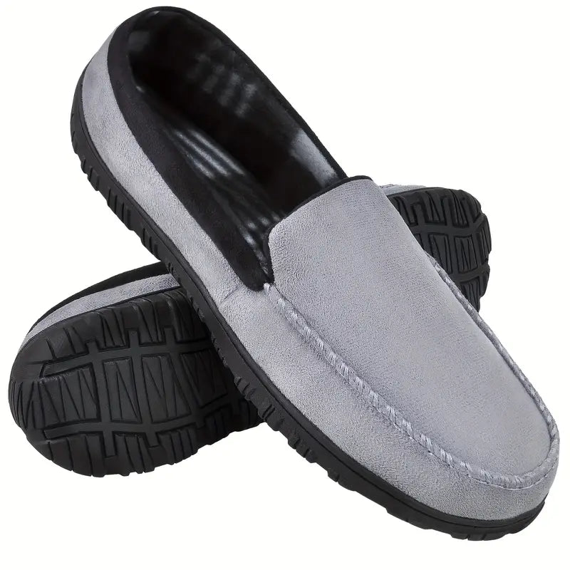 Men's Memory Foam Moccasin Slippers