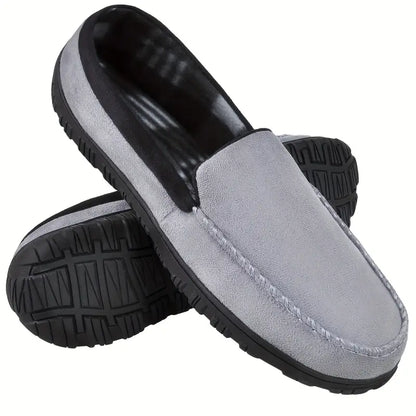Men's Memory Foam Moccasin Slippers