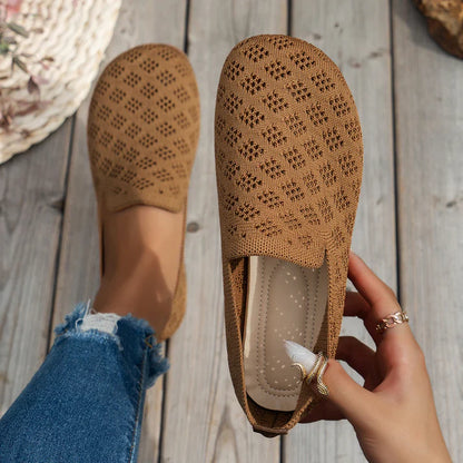 Women’s Open-Knit Slip-On Shoes