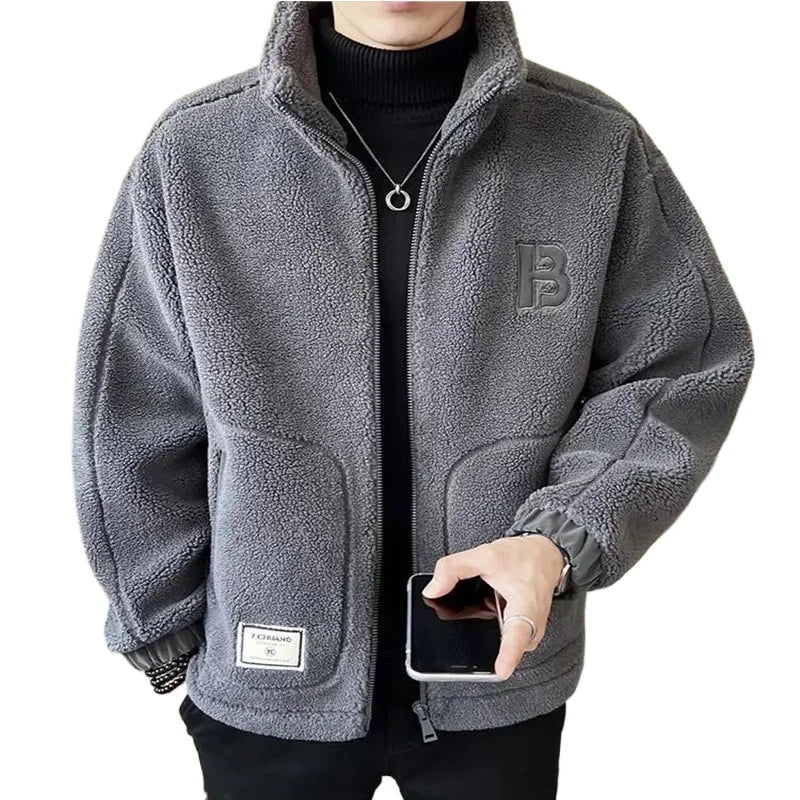 Men’s Ultra-Soft Faux Fleece Winter Jacket