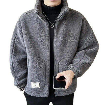 Men’s Ultra-Soft Faux Fleece Winter Jacket