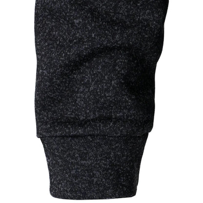 Modern Knit Button-Collar Sweater