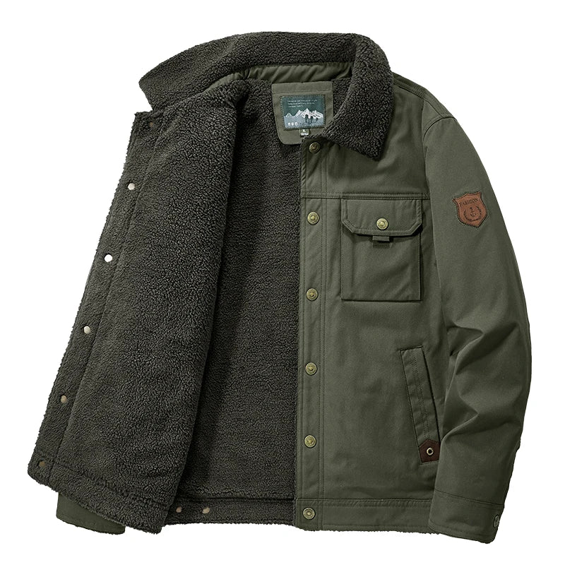 Casual Fleece Thermal Jacket For Men