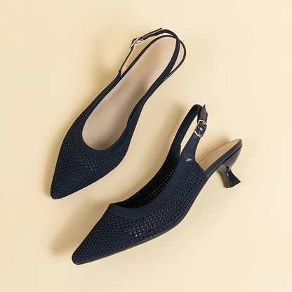 Women's Summer Knit Slingback Sandals