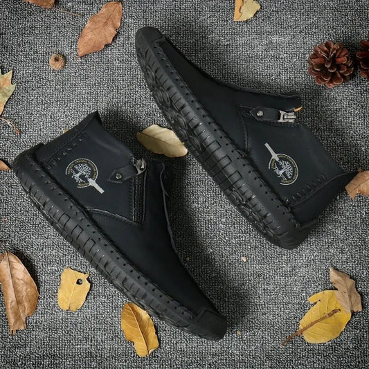 Women's Non-Slip Leather-Look Medieval-Style Boots