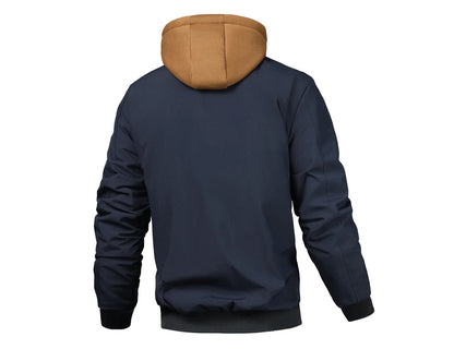 Men's Sylvain Hooded Air Force Jacket With Zipper
