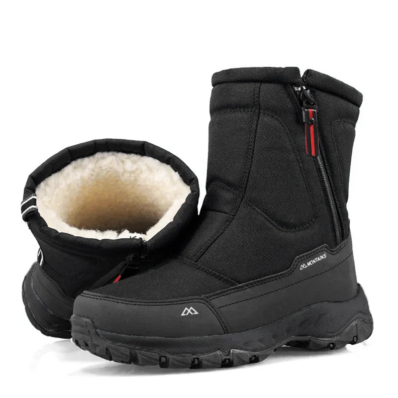 Men’s All-Terrain Waterproof Zip-Up Insulated Snow Boots