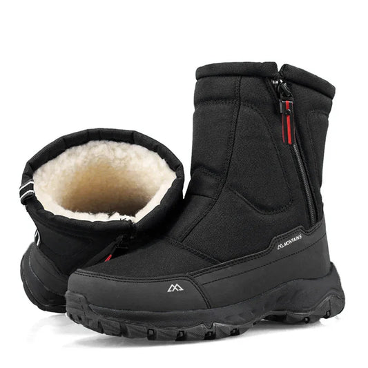 Men’s All-Terrain Waterproof Zip-Up Insulated Snow Boots