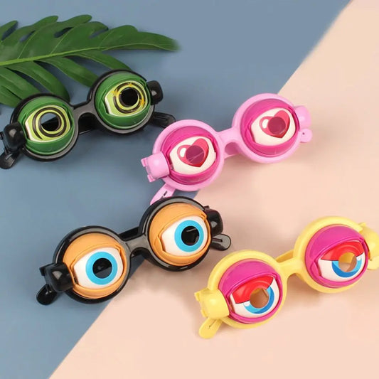 Funny Crazy Eyes Party Glasses Props