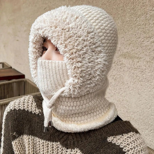 Women’s Fleece-Lined Thermal Knit 3-in-1 Hood