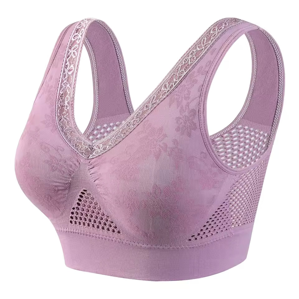 Breathable Wire-Free Comfort Bra