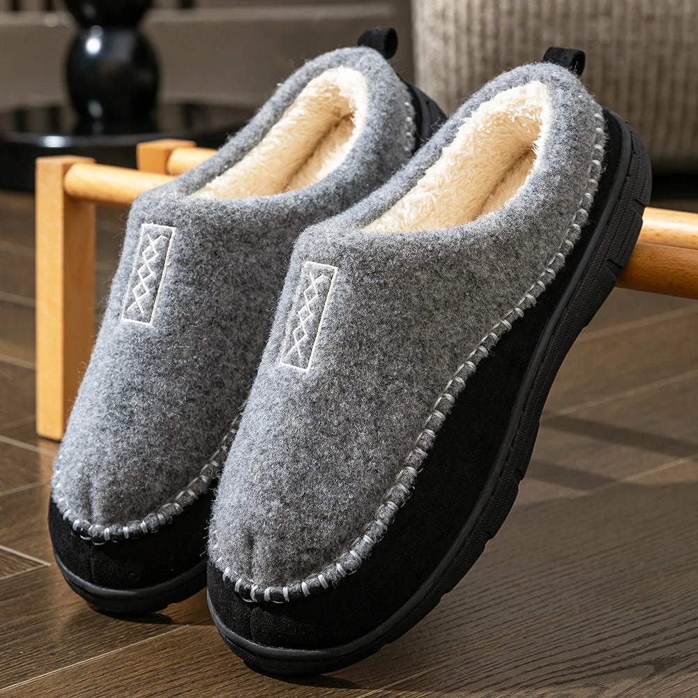 Men’s Soft PU House Slippers