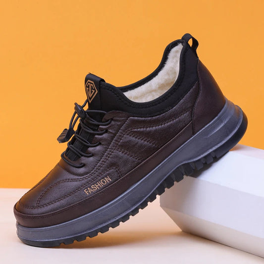 Men’s Elastic Lace Trainers with Reinforced Structure
