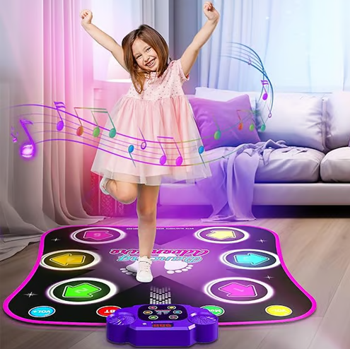 Interactive Light Up Music Dance Mat