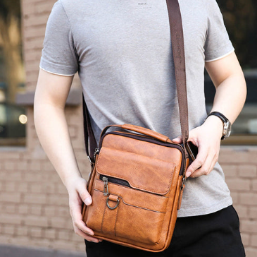 Men’s Business Casual Nylon Work and Travel Bag with Laptop Compartment