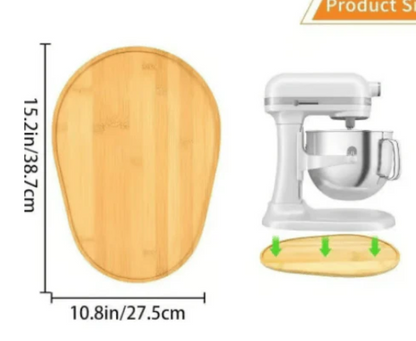 Handmade Bamboo Mixer Sliding Tray