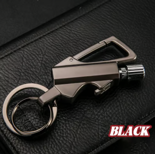 Permanent Match Keychain Lighter with Multitool