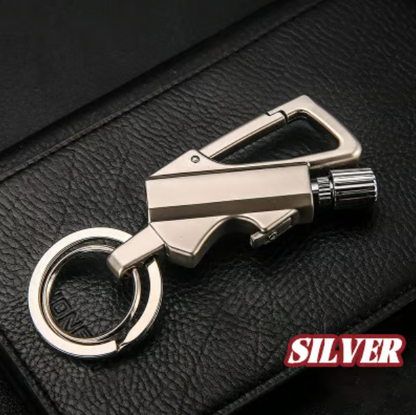 Permanent Match Keychain Lighter with Multitool