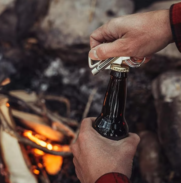 Permanent Match Keychain Lighter with Multitool