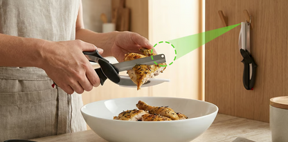 2-in-1 Detachable Kitchen Scissor Knife