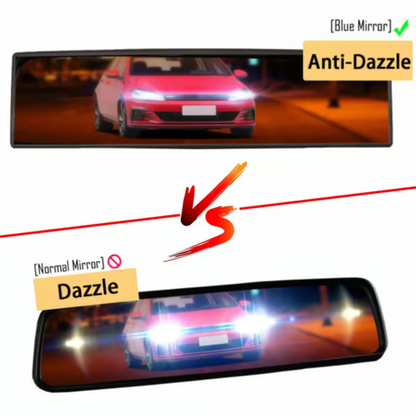 Universal Clip-On Panoramic Wide-Angle Rearview Mirror