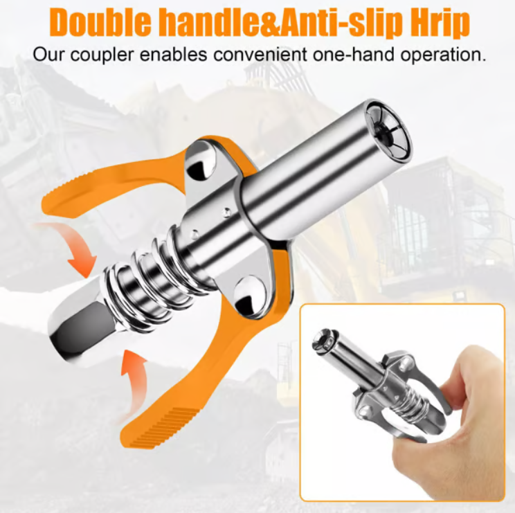 Quick-Lock High-Pressure Grease Coupling Tool