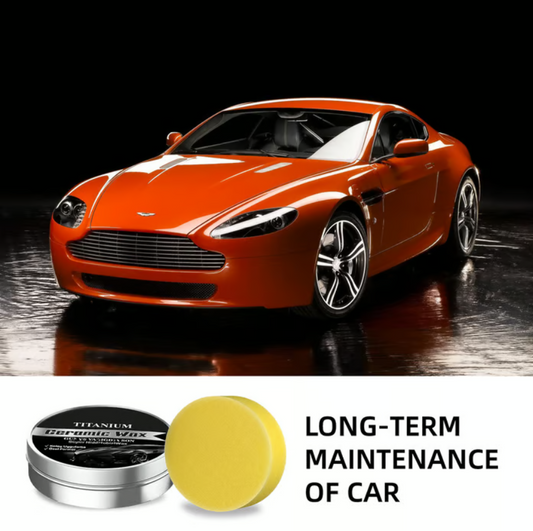 Titanium Ceramic Wax Cream – 9H Hardness Protection with High-Gloss Finish in 15 Minutes