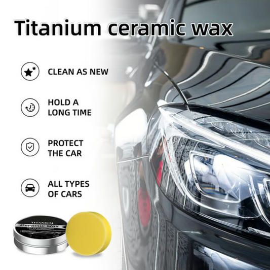Titanium Ceramic Wax Cream – 9H Hardness Protection with High-Gloss Finish in 15 Minutes