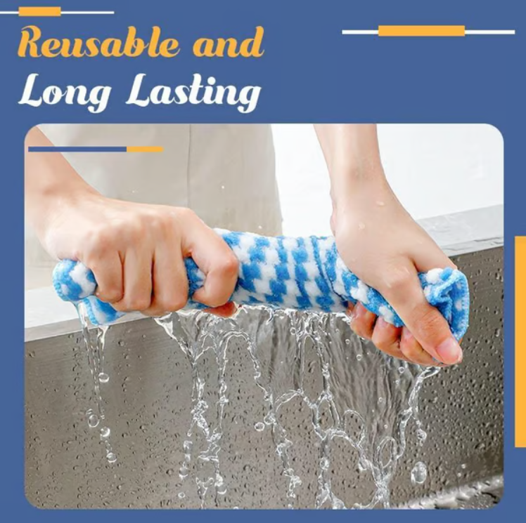 Ultra-Soft Reusable Microfibre Cleaning Cloth
