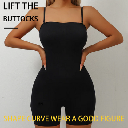 Women’s Sculpting Seamless Bodysuit with Adjustable Straps