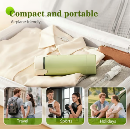 Compact 4-Chamber Travel Toiletry Dispenser Bottle