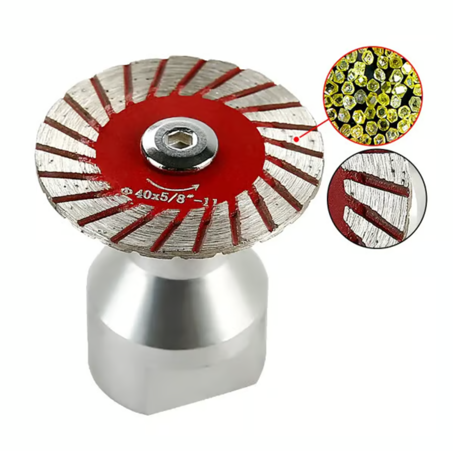 1.57" Diamond Cutting Disc Set with Removable Flange